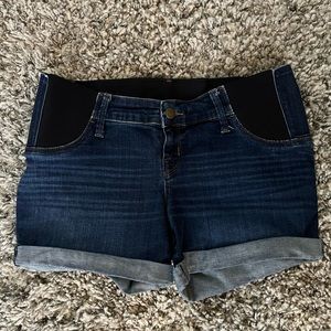 Maternity side panel Jean shorts - size 4/27